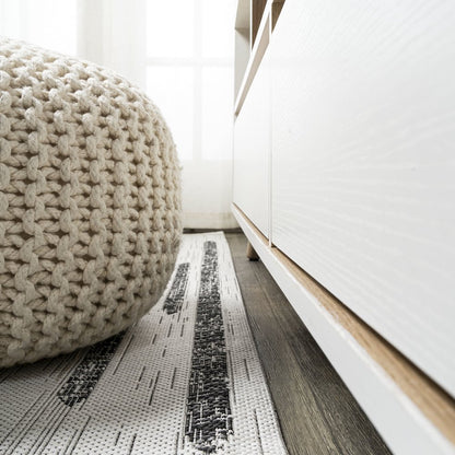 Zolak Berber Stripe Geometric Indoor/Outdoor Area Rug