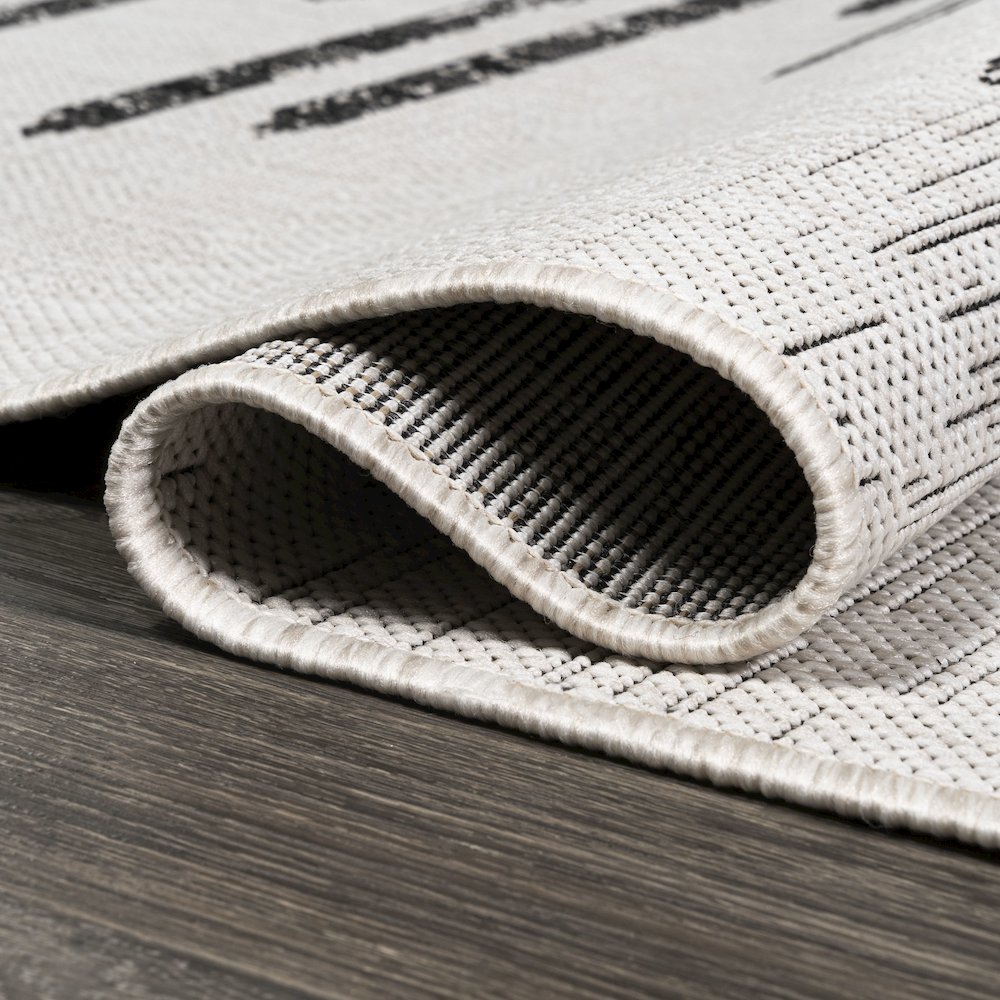 Zolak Berber Stripe Geometric Indoor/Outdoor Area Rug