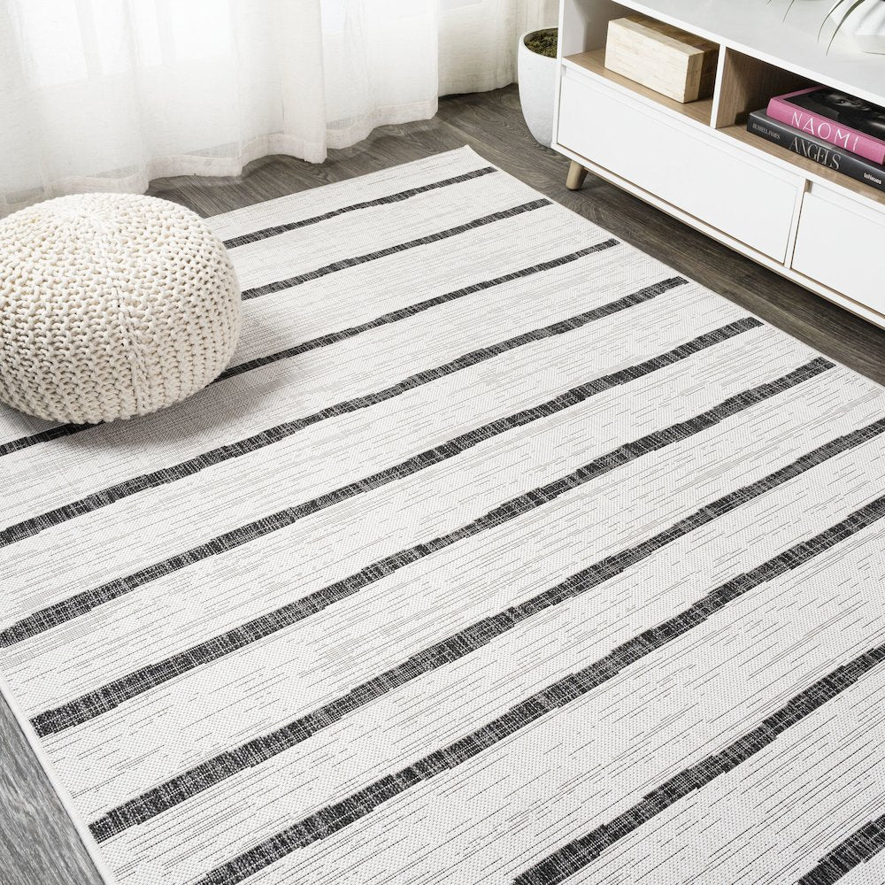 Colonia Berber Stripe Indoor/Outdoor Area Rug