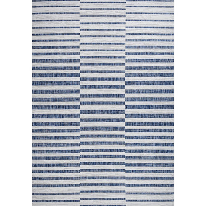 Sukie Modern Offset Stripe Indoor/Outdoor Area Rug