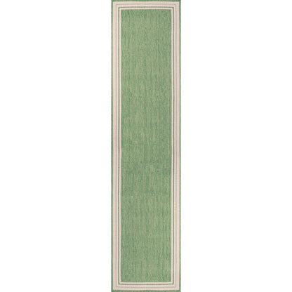 James Modern Border Stripe Indoor/Outdoor Area Rug
