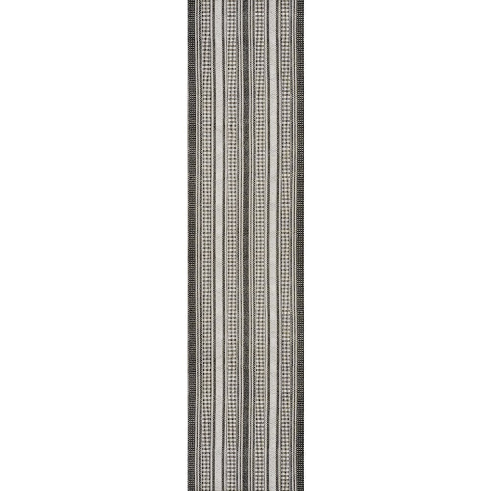 Haynes Modern Double Stripe Indoor/Outdoor Area Rug