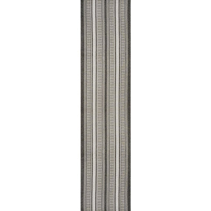 Haynes Modern Double Stripe Indoor/Outdoor Area Rug