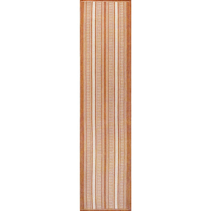 Haynes Modern Double Stripe Indoor/Outdoor Area Rug