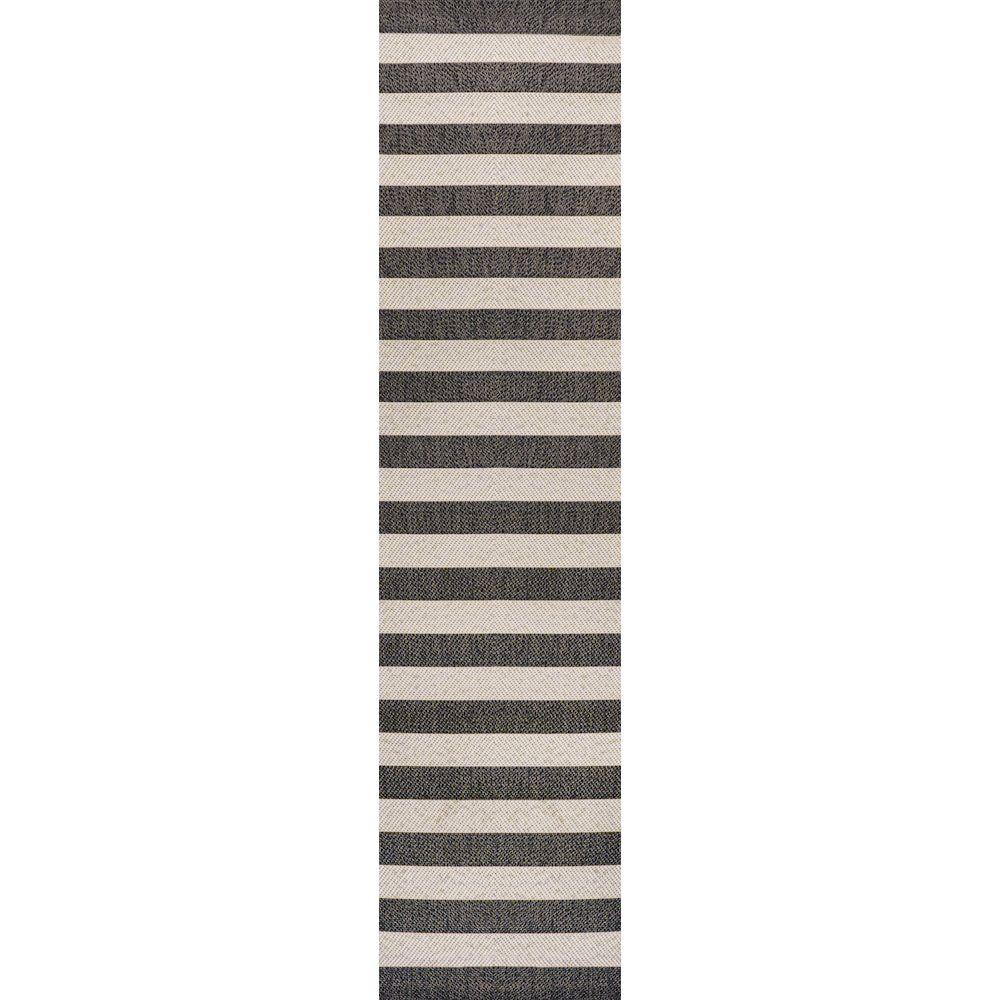 Negril Two Tone Wide Stripe Indoor/Outdoor Area Rug
