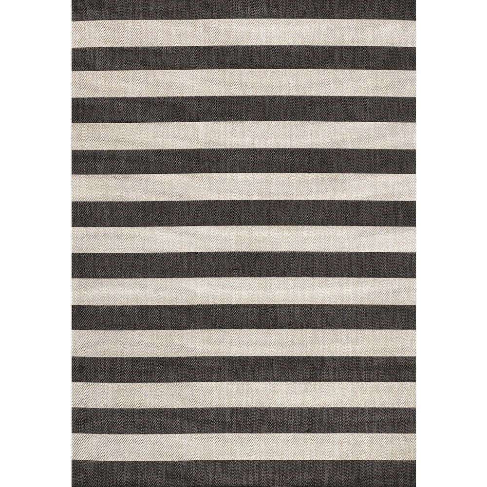Negril Two Tone Wide Stripe Indoor/Outdoor Area Rug
