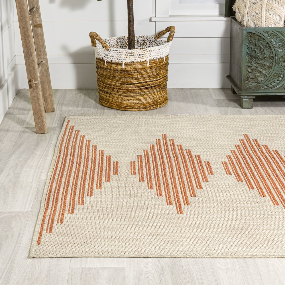 Vinales Diamond Stripe Indoor/Outdoor Area Rug