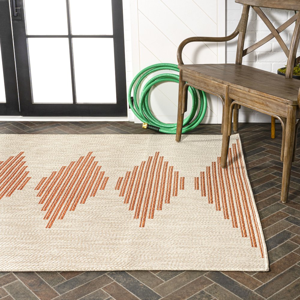 Vinales Diamond Stripe Indoor/Outdoor Area Rug