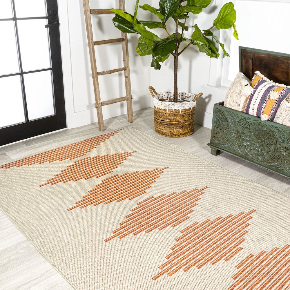Vinales Diamond Stripe Indoor/Outdoor Area Rug