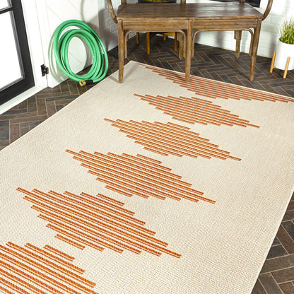 Vinales Diamond Stripe Indoor/Outdoor Area Rug
