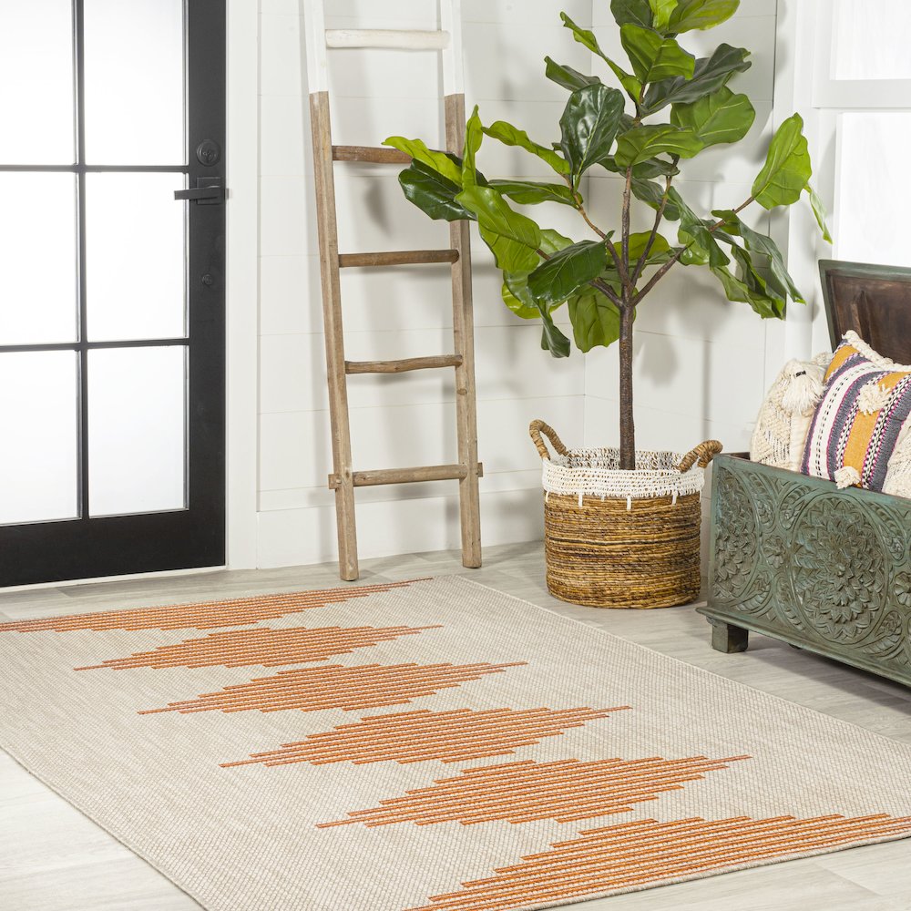 Vinales Diamond Stripe Indoor/Outdoor Area Rug