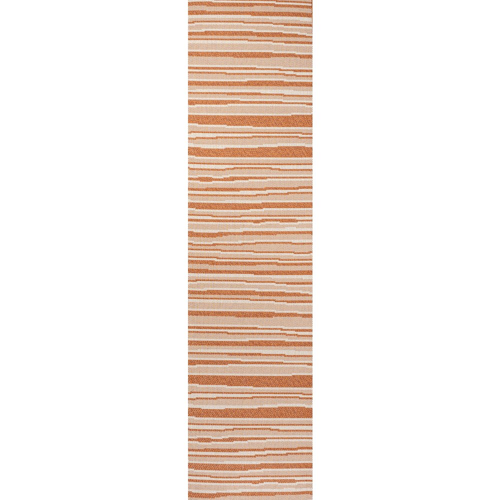 Castara Wavy Stripe Modern Indoor/Outdoor Area Rug