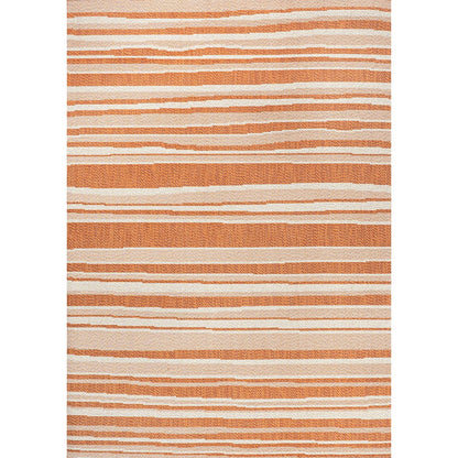 Castara Wavy Stripe Modern Indoor/Outdoor Area Rug