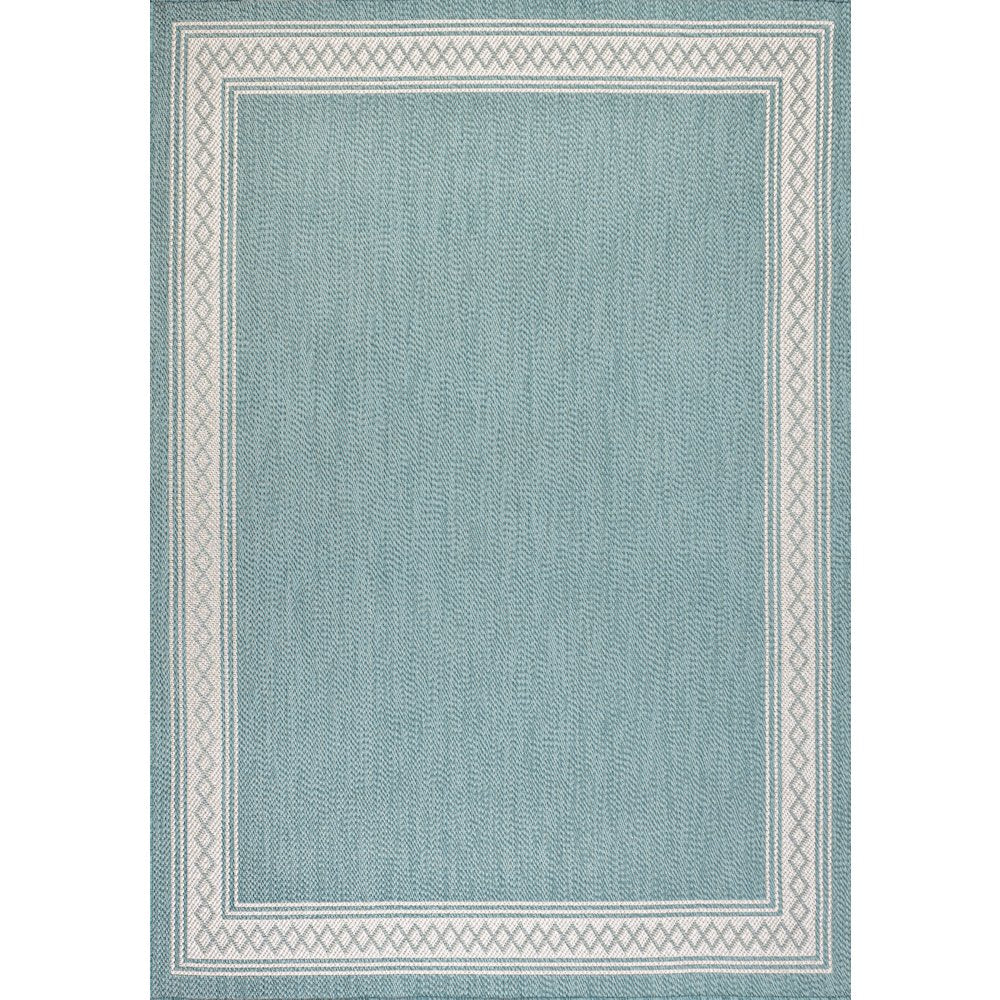 Lucia Classic Diamond Border Indoor/Outdoor Area Rug
