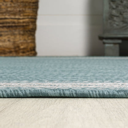 Lucia Classic Diamond Border Indoor/Outdoor Area Rug