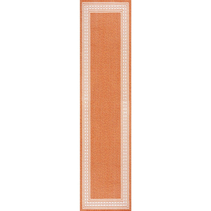 Lucia Classic Diamond Border Indoor/Outdoor Area Rug