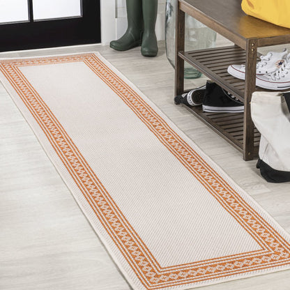 Lucia Classic Diamond Border Indoor/Outdoor Area Rug