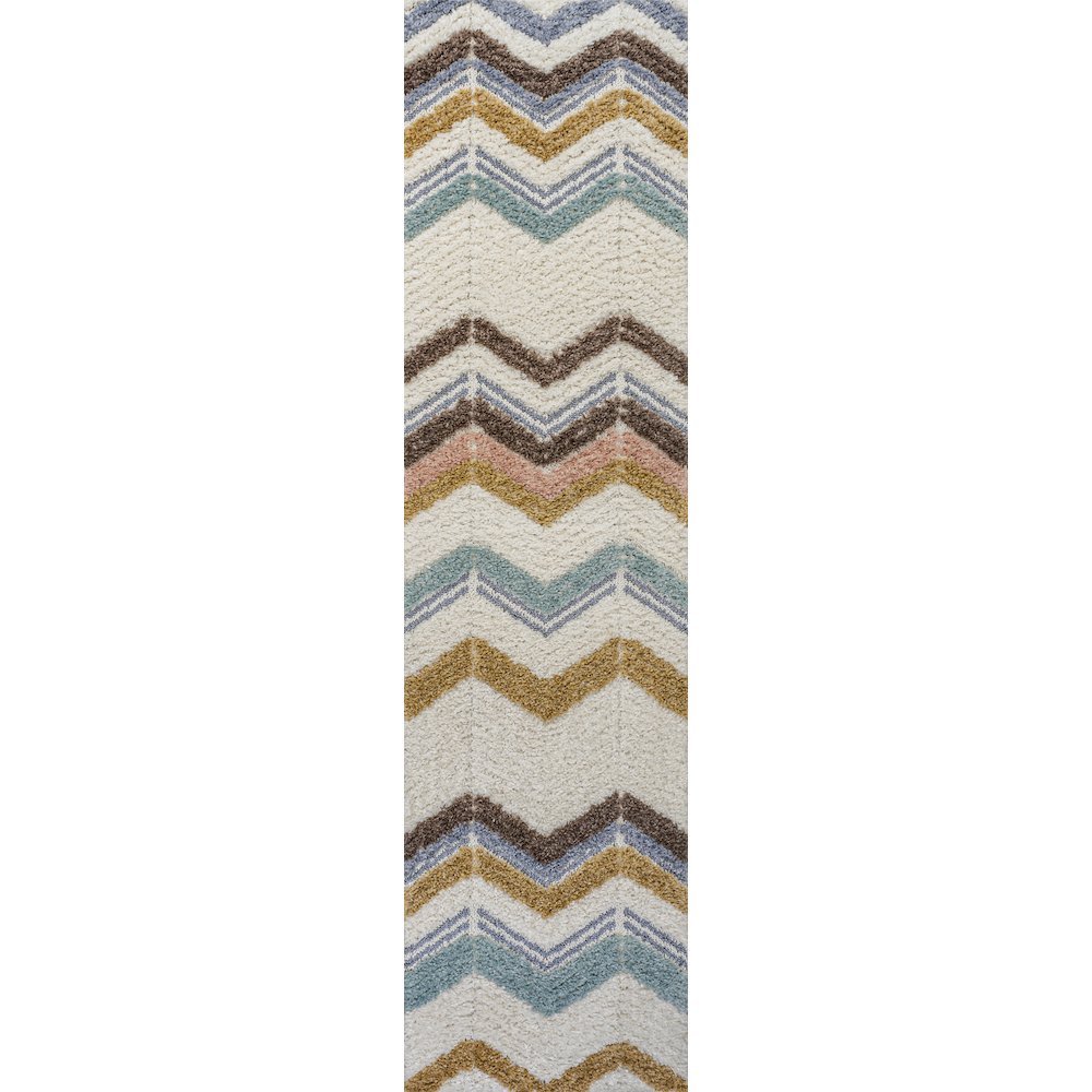 Elin Chevron High-Low Area Rug