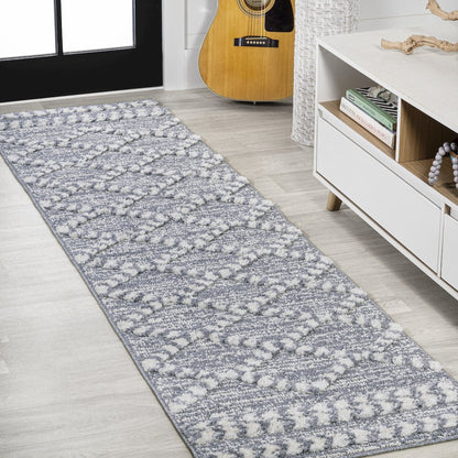 Sofie Moroccan Trellis High-Low Area Rug