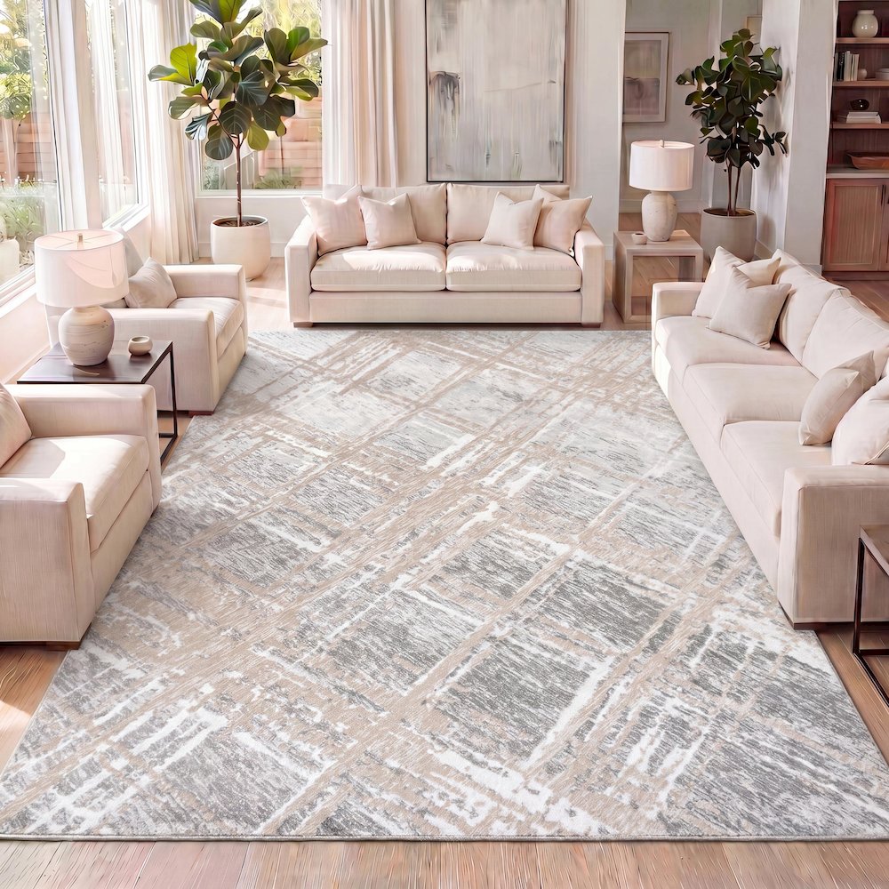 Slant Modern Abstract Area Rug
