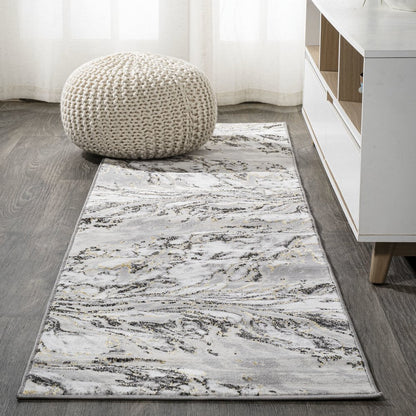 Swirl Marbled Abstract Area Rug