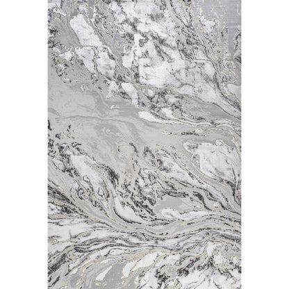 Swirl Marbled Abstract Area Rug