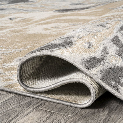 Swirl Marbled Abstract Area Rug