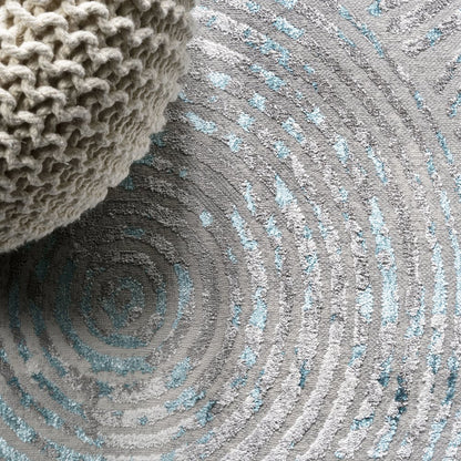 Timeworn Modern Abstract Area Rug