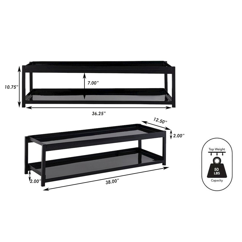 Industrial 6-Pair 2-Tier Iron Shoe Rack