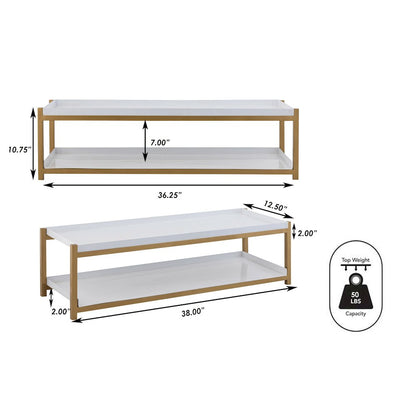 Industrial 6-Pair 2-Tier Iron Shoe Rack