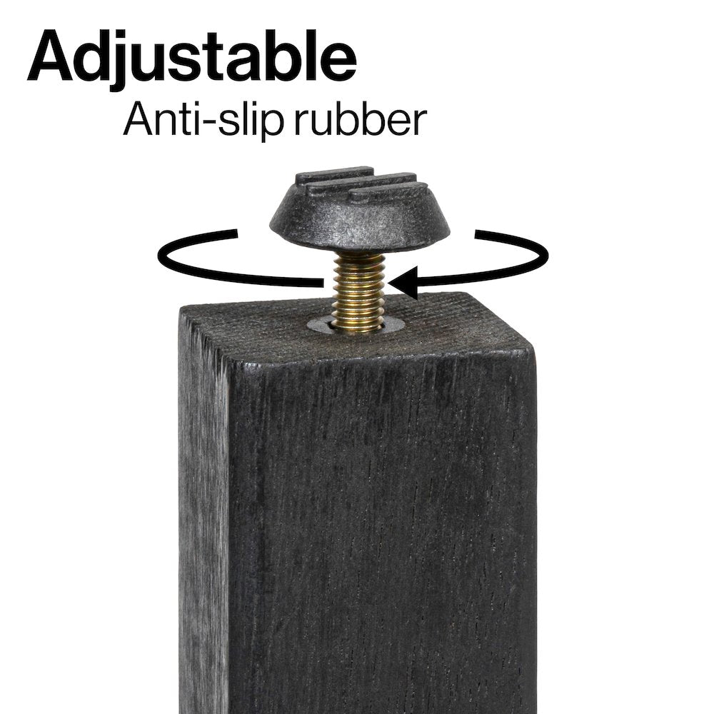 Tamlyn Modern Solid Acacia Wood Shower Stool