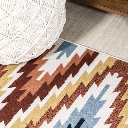 Konya Diamond Kilim Geometric Area Rug