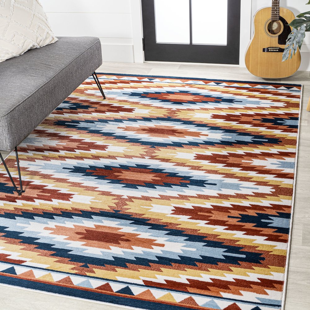 Konya Diamond Kilim Geometric Area Rug