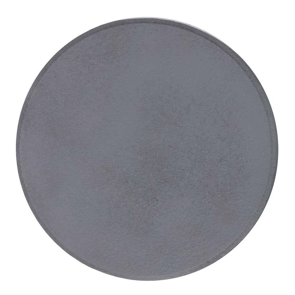 Rashida 13.5" Modern Round Polyresin Indoor Outdoor Accent Coffee Table
