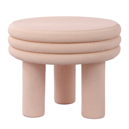 Rashida 18" Modern Round Polyresin Indoor Outdoor Accent Coffee Table