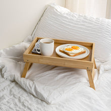 Alora D Bamboo Breakfast Bed Tray, Natural