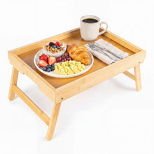 Alora D Bamboo Breakfast Bed Tray, Natural