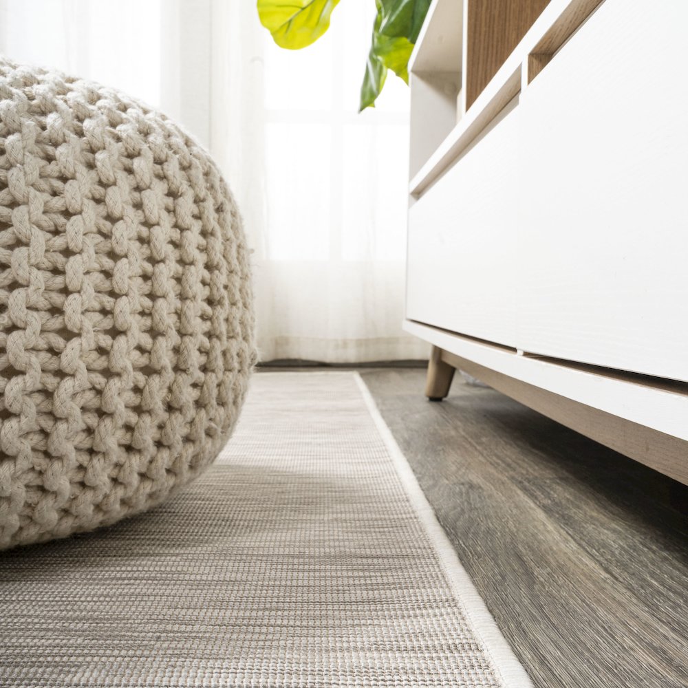 Ethan Modern Flatweave Solid Area Rug