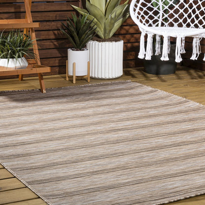 Bo Modern Farmhouse Wide Stripe Area Rug