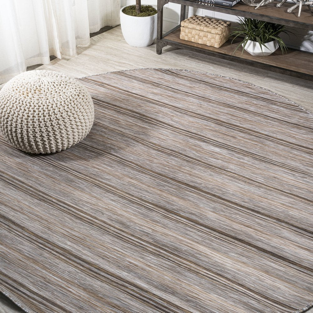 Bo Modern Farmhouse Wide Stripe Area Rug