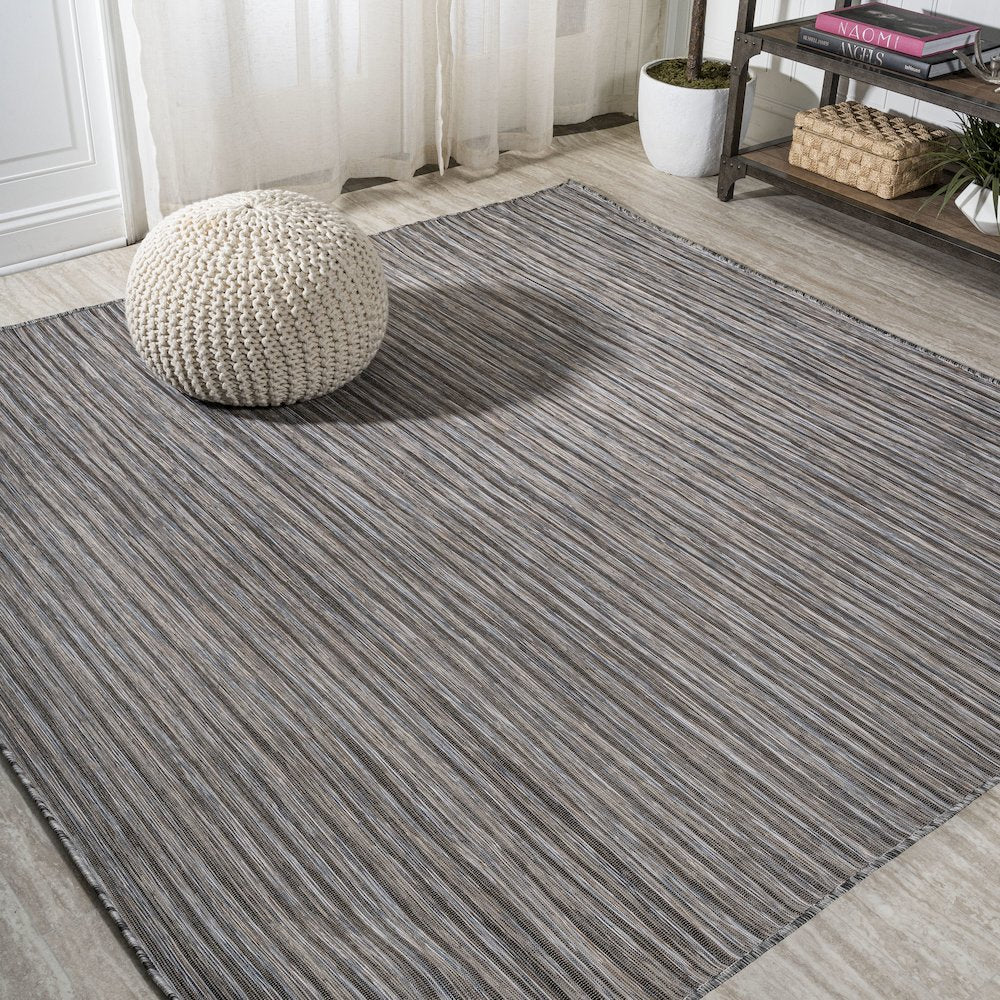 Finn Modern Farmhouse Pinstripe Area Rug
