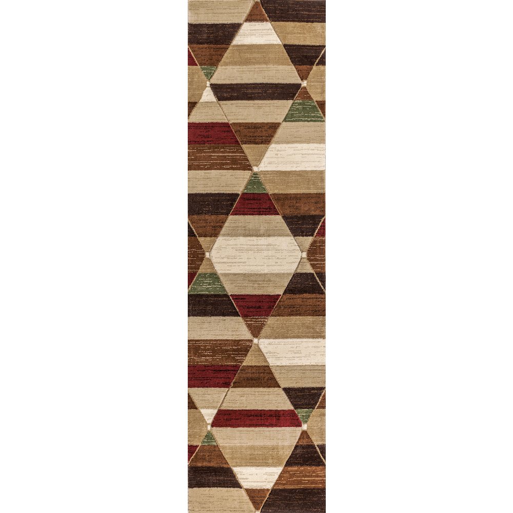 Kehoe Retro Diamonds Geometric Area Rug