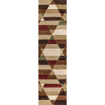 Kehoe Retro Diamonds Geometric Area Rug