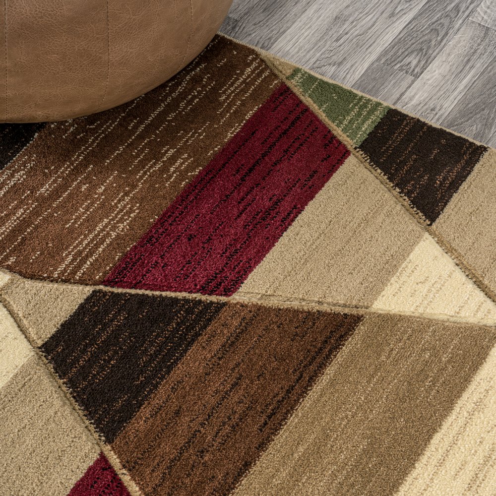 Kehoe Retro Diamonds Geometric Area Rug