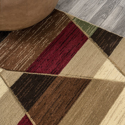 Kehoe Retro Diamonds Geometric Area Rug
