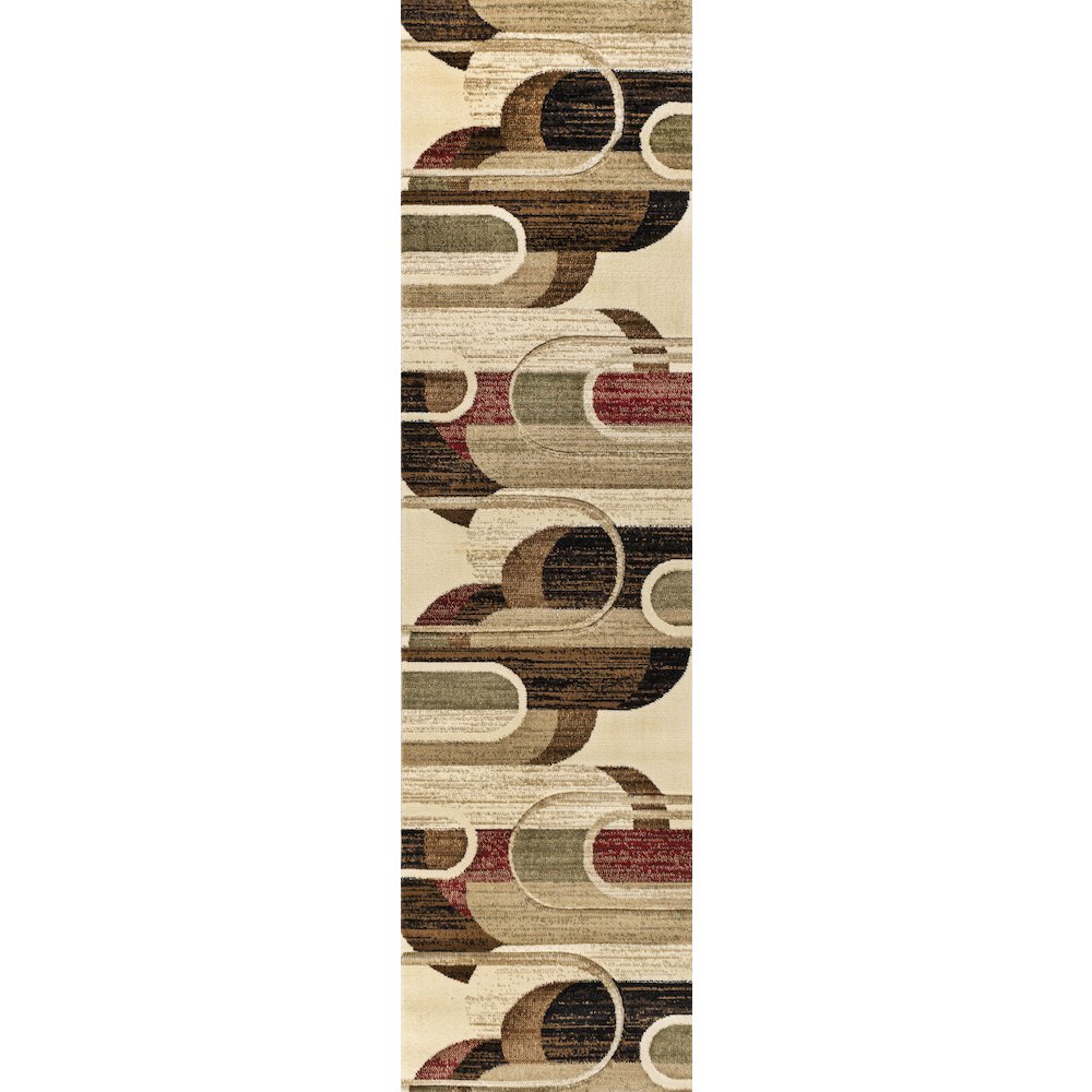 Tamara Retro Abstract Arches Area Rug