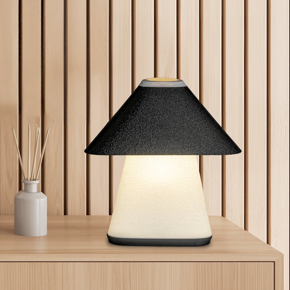 Enzo Modern Contemporary Plant-Based Pla 3D Printed Dimmable Led Table Lamp