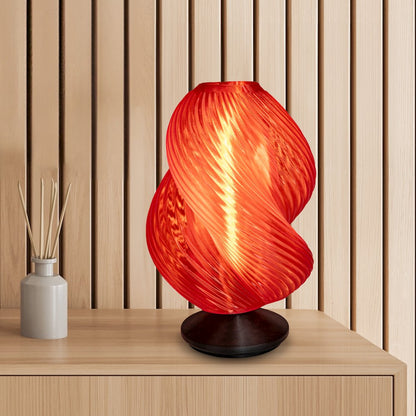 Gema Mid-Century Coastal Plant-Based Pla 3D Printed Dimmable Led Table Lamp