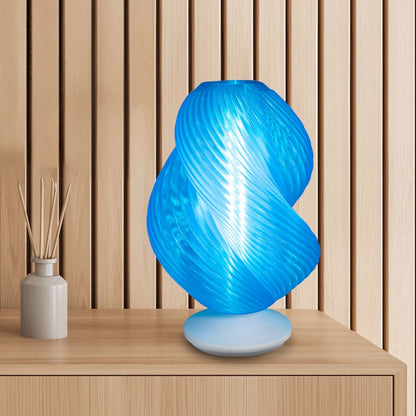Gema Mid-Century Coastal Plant-Based Pla 3D Printed Dimmable Led Table Lamp