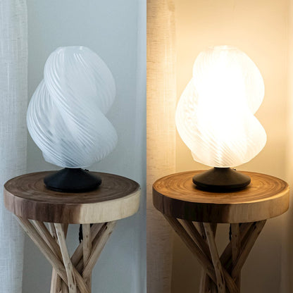 Gema Mid-Century Coastal Plant-Based Pla 3D Printed Dimmable Led Table Lamp